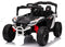 Coast - 12V Elektrische Kinderauto UTV - Afstandsbediening LED Muziek - Wit