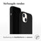 Accezz Liquid Silicone Backcover - iPhone 14 Plus - Schokabsorberend - Zwart