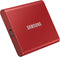 Samsung Portable SSD T7 - Externe SSD 2TB - USB 3.2 Gen2 - Rood