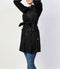 Rains Curve Jacket - Damesregenjas - Licht taps toelopende pasvorm met tailleriem - Maat XXS/XS