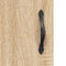 vidaXL - Dressoir - 69,5x34x90 - cm - bewerkt - hout - sonoma - eikenkleurig