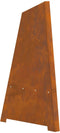 vidaXL - Vuurkorf - Piramide - 50x45x95 - cm - Weerbestendig - Staal