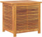 vidaXL - Tuinbox - met - jaloezieën - 60x50x56 - cm - massief - acaciahout