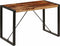 vidaXL - Eettafel - 120x60x76 - cm - massief - sheeshamhout