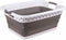 Multifunctionele Opvouwbare wasmand Grijs Siliconen - Wasmand / Opbergmand - 39 liter - Mand voor wasgoed Opvouwebare - Opbergmand - Speelgoedmand Opslag