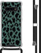 iMoshion Hoesje Geschikt voor Samsung Galaxy S10 Plus Hoesje Met Koord - iMoshion Design Hoesje met Koord - Groen / Transparant / Panther Illustration