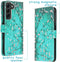 iMoshion Hoesje Geschikt voor Samsung Galaxy S22 Plus Hoesje Met Pasjeshouder - iMoshion Design Softcase Bookcase - Wit / Blossom