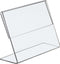 Kaarthouder Europel Liggend - L-standaard - 9 x 6 cm - Transparant