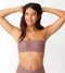 Sloggi Zero Feel Lace 2.0 - Bandeau Dames Beha - Licht voorgevormde cups - Cacao