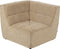 J-Line hoekzetel grid - hout/mousse - donker beige