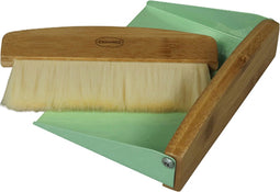 CABANAZ - kruimelveger, metaal en bamboe, incl. magneet, TABLE SWEEPER, groen