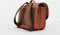 Own Stuff Lederen Boekentas Lagere school - Chestnut