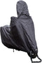 DS COVERS CUP - Scooterhoes - Waterdicht 300D Oxford met windscherm - M - Zwart