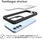 iMoshion Hoesje Geschikt voor Samsung Galaxy A54 (5G) Hoesje - iMoshion Rugged Hybrid Case - Zwart / Transparant
