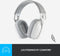 Logitech Zone Vibe 100 - Draadloze Over-Ear Headset - Ruisonderdrukkende Microfoon - Wit