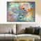 Kunst & Decoratie - Scratch Art Decoratief Canvas Schilderij - Veelkleurig Ontwerp - Ideale Woonaccessoire, Afmeting 70x100x3 cm