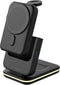 Mobilize 4 in 1 - Draadloos Oplaadstation met Afneembare Powerbank 5000mAh - MagSafe-compatibel - Zwart