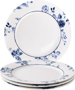 Laura Ashley Blueprint Collectables - Bordenset 4 persoons - Ø23 cm - China Rose (4 stuks)