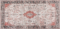 ATTERA - Laagpolig vloerkleed - Rood - 80 x 150 cm - Katoen