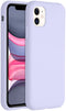 Accezz iPhone 11 - Liquid Silicone Backcover - Schokabsorberend - Paars