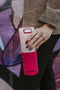Kambukka Etna Grip - Thermosbeker 500 ml - Dubbelwandig RVS - 3-in-1 deksel - Lekvrij - Diva Pink