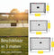 Dunlop Voetbaldoel - Voetbal Goal 180 x 120 x 60 cm - Metaal - Zwart/Rood
