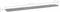 vidaXL - Wandschappen - 4 - st - 80x10x1,5 - cm - bewerkt - hout - betongrijs