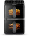 Philips 4000 Series NA460/00 - Dual-Stacked Dubbele Airfryer - 10 L - Tot 6 Personen - Bespaart 45% Ruimte