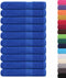 vidaXL - Handdoeken - 10 - st - 100x200 - cm - 360 - g/m² - 100% - katoen - blauw