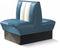 Bel Air Dinerbank Double Booth HW-70DB Blauw