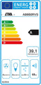 ETNA AB660ZT - Schouwkap 60 cm - 620 m³/h - RVS