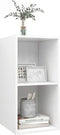vidaXL - Tv-wandmeubel - 37x37x72 - cm - bewerkt - hout - wit