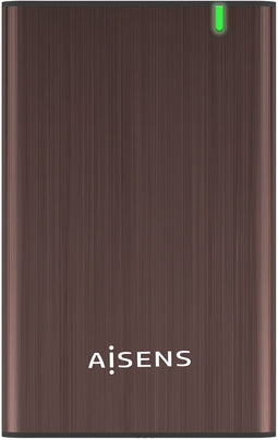 Aisens ASE-2525BWN - Externe behuizing - USB 3.2 - Bruin