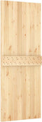 vidaXL - Schuifdeur - met - beslag - 80x210 - cm - massief - grenenhout