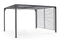 Bizotto Pergola Noah - Met Schuifdak - 300 x 360 x 210 cm - Aluminium Frame - Antraciet