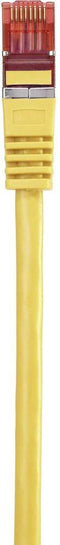 Renkforce RF-5276304 RJ45 Netwerkkabel, patchkabel CAT 6 S/FTP 5.00 m Geel Snagless, Vergulde steekcontacten, Vlambeste