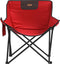 vidaXL - Campingstoelen - 2 - st - met - vakje - inklapbaar - rood
