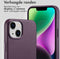 Accezz iPhone 14 - MagSafe Leather Backcover - Echt leer - Paars