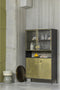 BePureHome Pack Vitrinekast - Metaal - Antique Brass- 190x110x38