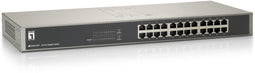 LevelOne 24-Port Gigabit Switch - Unmanaged - Jumbo frames QoS - 48Gbps