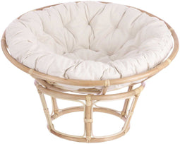 Mica Decorations Tuinstoel Barbados - 101.5x101.5x63 cm - Rotan - Bruin