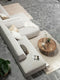 DTP Home Coffee table Monastery round,35xØ90 cm, 3,5 cm top, recycled teakwood