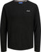 JACK&JONES ORIGINALS JORPAUL TONS KNIT CREW NECK Heren Trui - Regular fit - Zwart - Maat XL