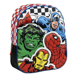 3D-schoolrugzak The Avengers Zwart 25,0 x 31,0 x 10,0 cm