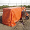 Bouwzeil/afdekzeil 2x3 meter Oranje