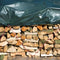 Nature - Afdekzeil voor Hout - 5 x 6m - groen - 100% waterdicht