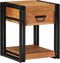 vidaXL - Nachtkast - 40x40x50 - cm - Massief - Acaciahout