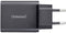 Intenso W65ACC - USB-oplader 65 W - 1x USB-A 2x USB-C - Zwart