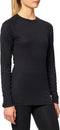 ThermoShirt Dames - Thermo Ondergoed - Slimfit - Zwart - M
