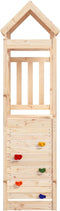 vidaXL Speeltoren met rotswand 53x110x214 cm massief grenenhout